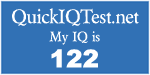 My IQ score is 122