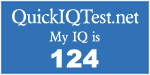 My IQ score is 124