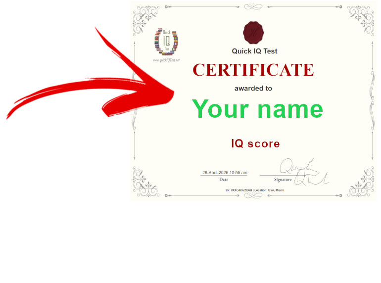 IQ-testi sertifikaat