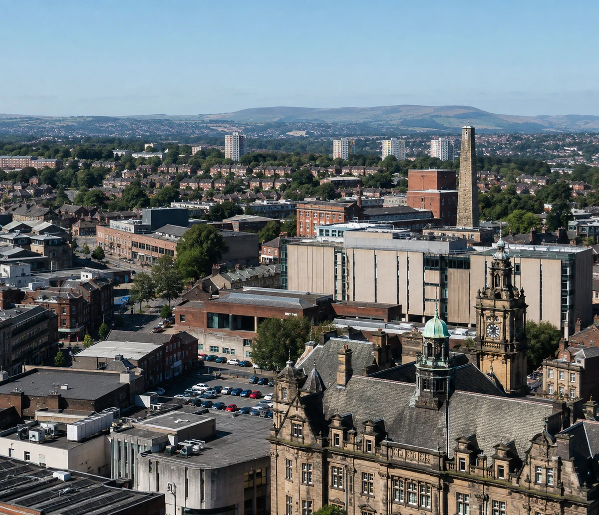 Tameside city and local-area view for professional cognitive assessment guidance